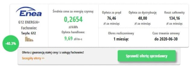 Ile kosztuje kWh: Enea, Energa, PGE - który dostawca najtańszy? Ile kosztuje kWh: Enea, Energa, PGE - który dostawca najtańszy?